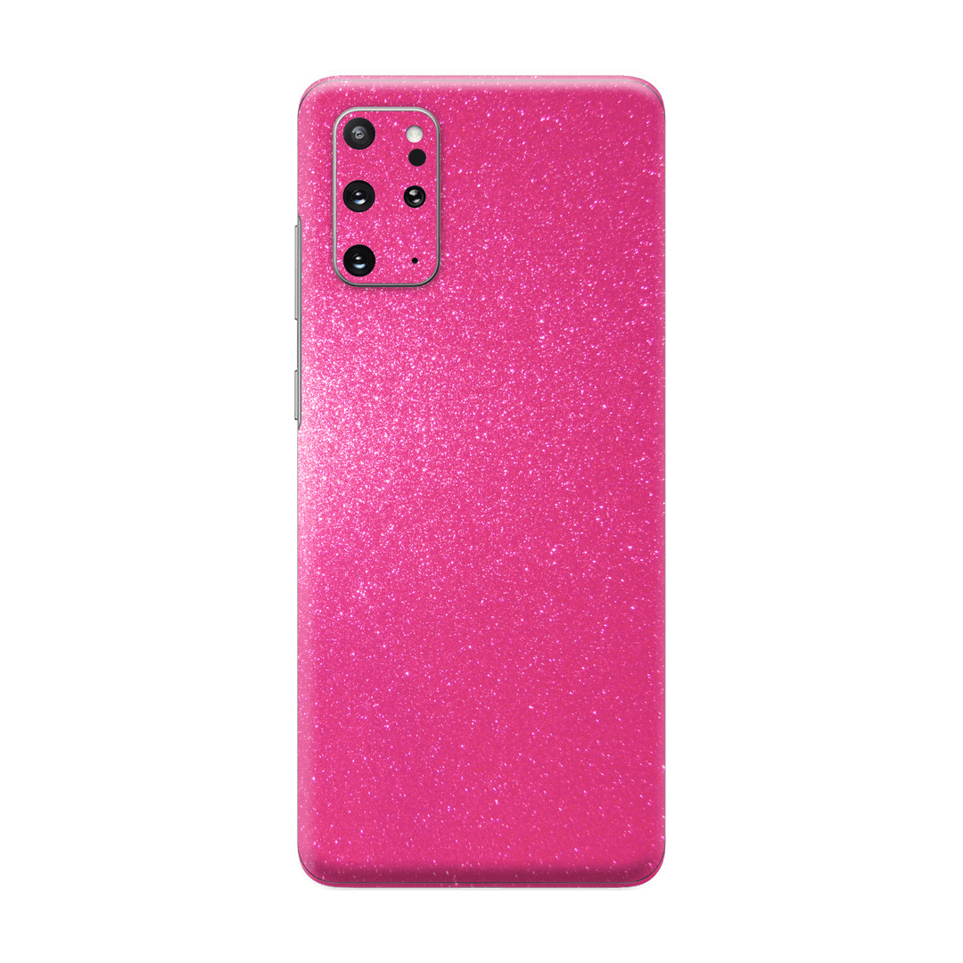 Samsung Galaxy S20+ PLUS Diamond Magenta Candy Shimmering Sparkling Glitter Skin Wrap Sticker Decal Cover Protector by EasySkinz | EasySkinz.com