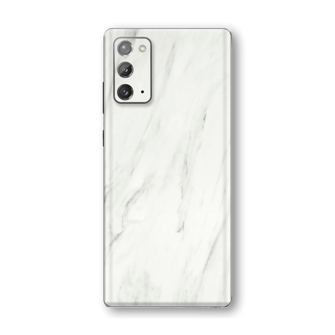 Samsung Galaxy NOTE 20 Luxuria White Marble Skin Wrap Sticker Decal Cover Protector by EasySkinz