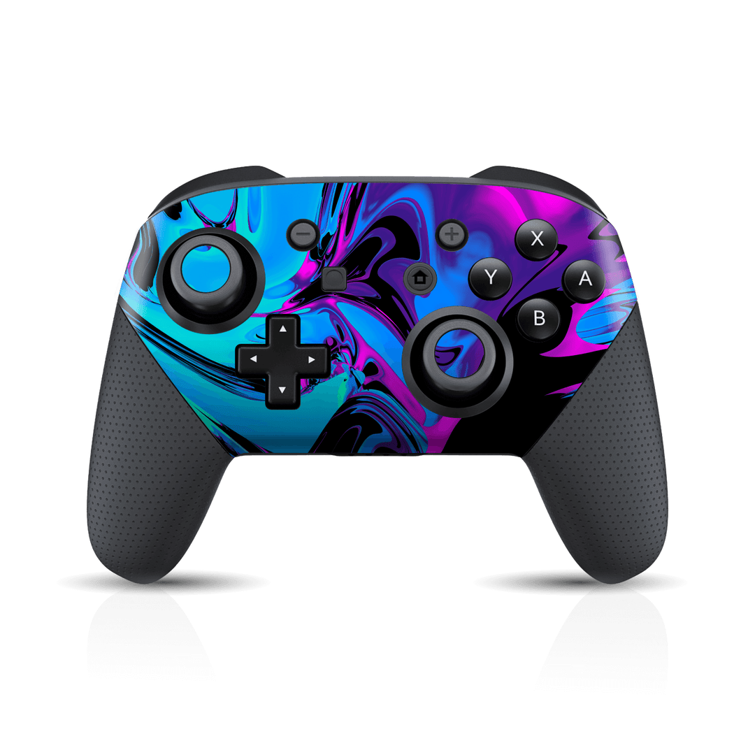 Nintendo Switch Pro Controller Print Printed Custom SIGNATURE Rainy Night in Bangkok Skin Wrap Sticker Decal Cover Protector by EasySkinz