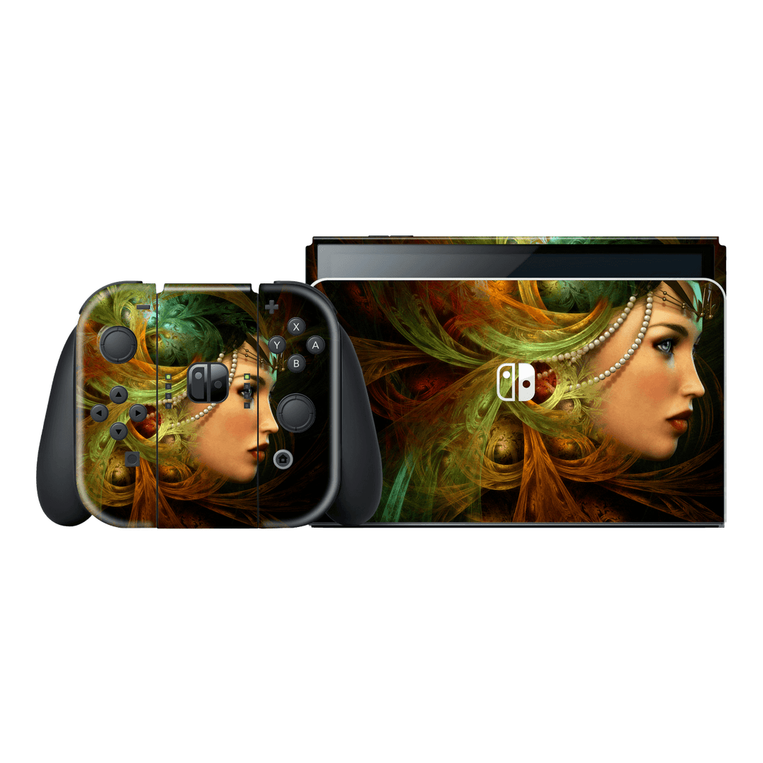 Nintendo Switch OLED Print Printed Custom Signature The Forest Fairy Skin Wrap Sticker Decal Cover Protector by EasySkinz | EasySkinz.com